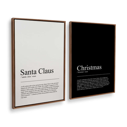 [Color:Walnut], Picture of art in a Walnut frame at an angle