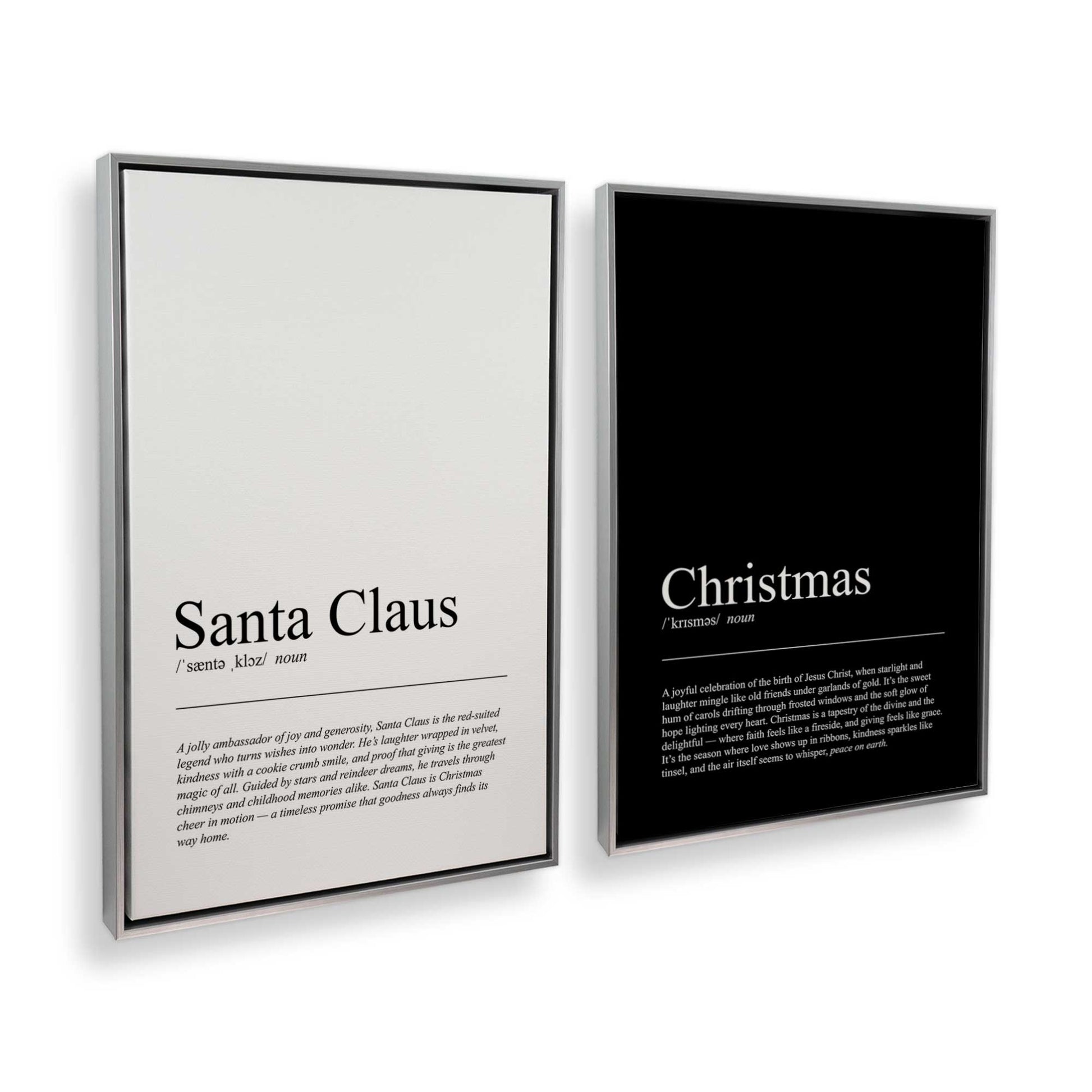 [Color:Polished Chrome], Picture of art in a Polished Chrome frame at an angle