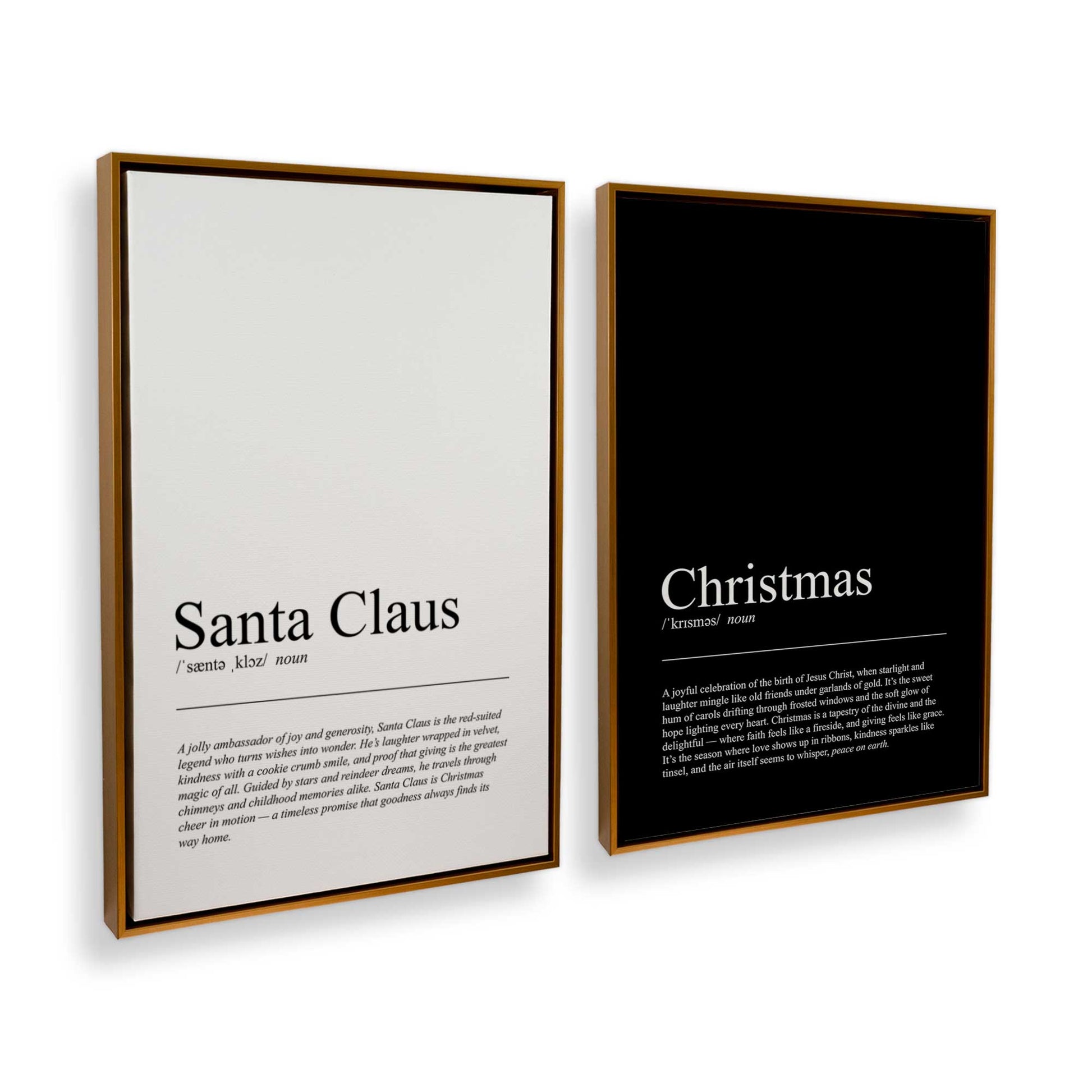 [Color:Polished Gold], Picture of art in a Polished Gold frame at an angle