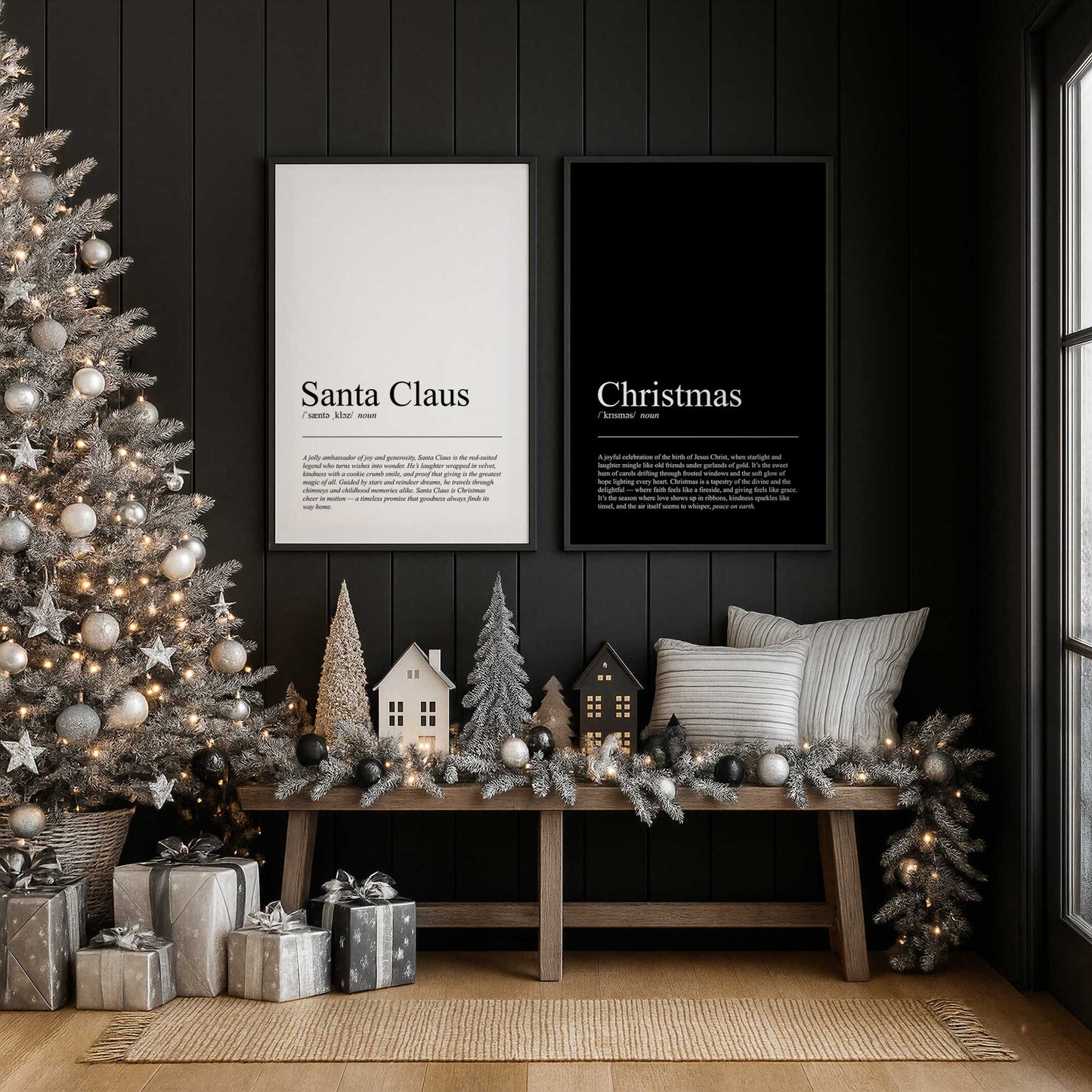 [Color:Satin Black], Picture of art in a Satin Black frame