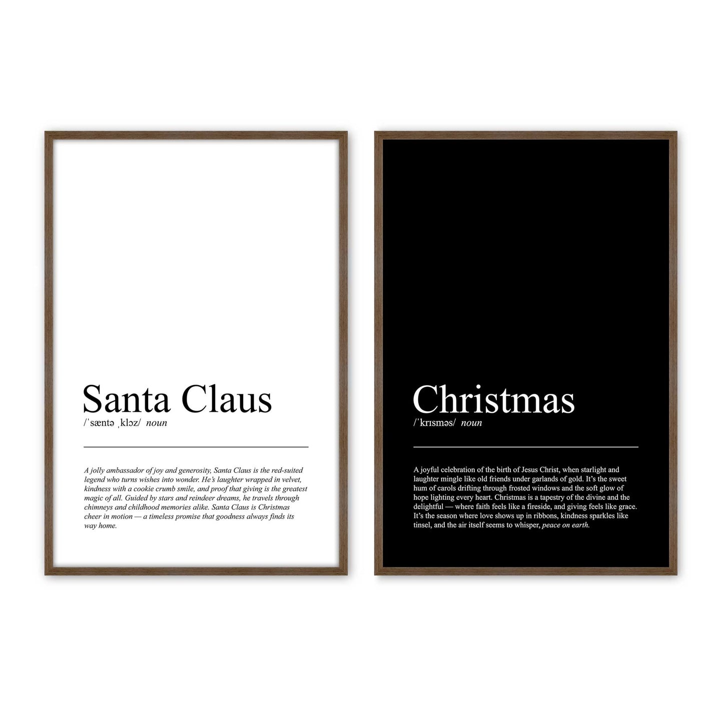 [Color:Walnut], Picture of art in a Walnut frame