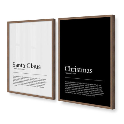 [Color:Walnut], Picture of art in a Walnut frame at an angle