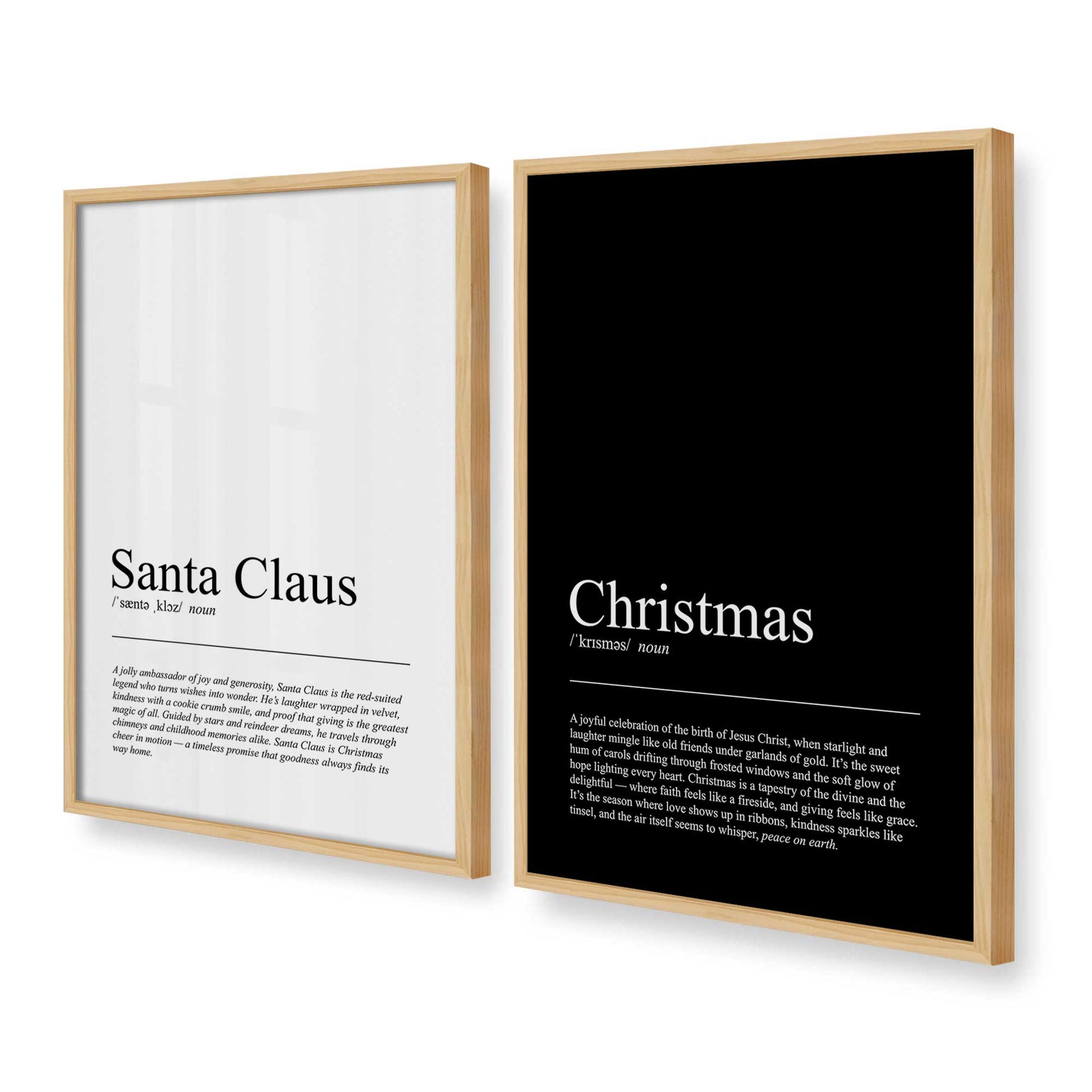 [Color:American Maple], Picture of art in a American Maple frame at an angle