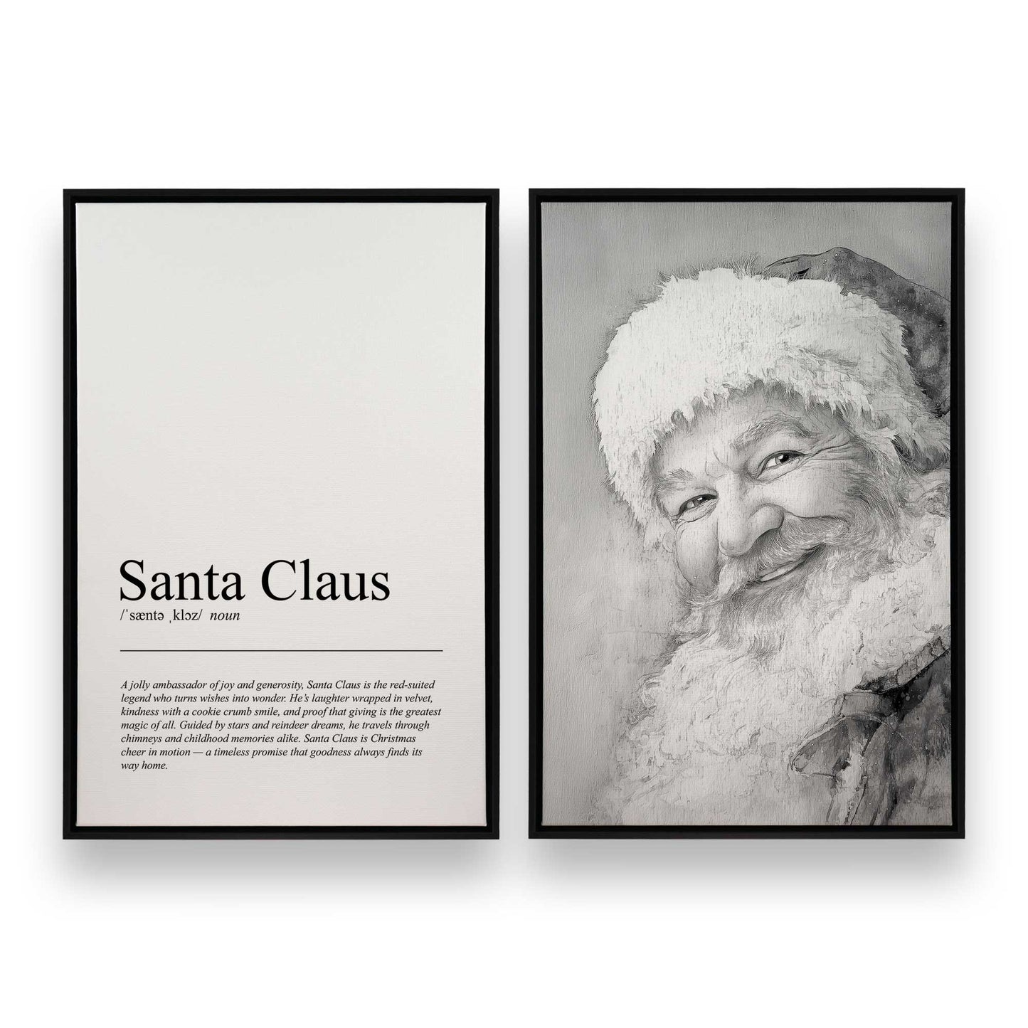 [Color:Satin Black], Picture of art in a Satin Black frame