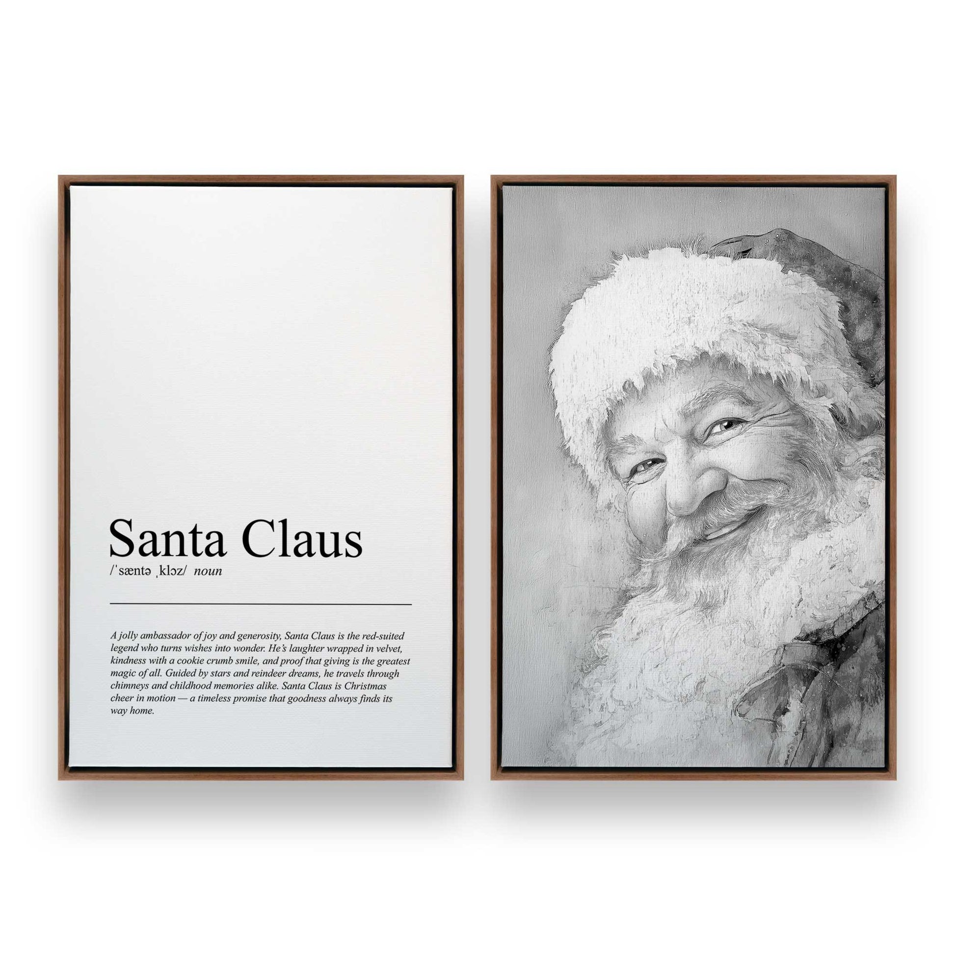 [Color:Walnut], Picture of art in a Walnut frame