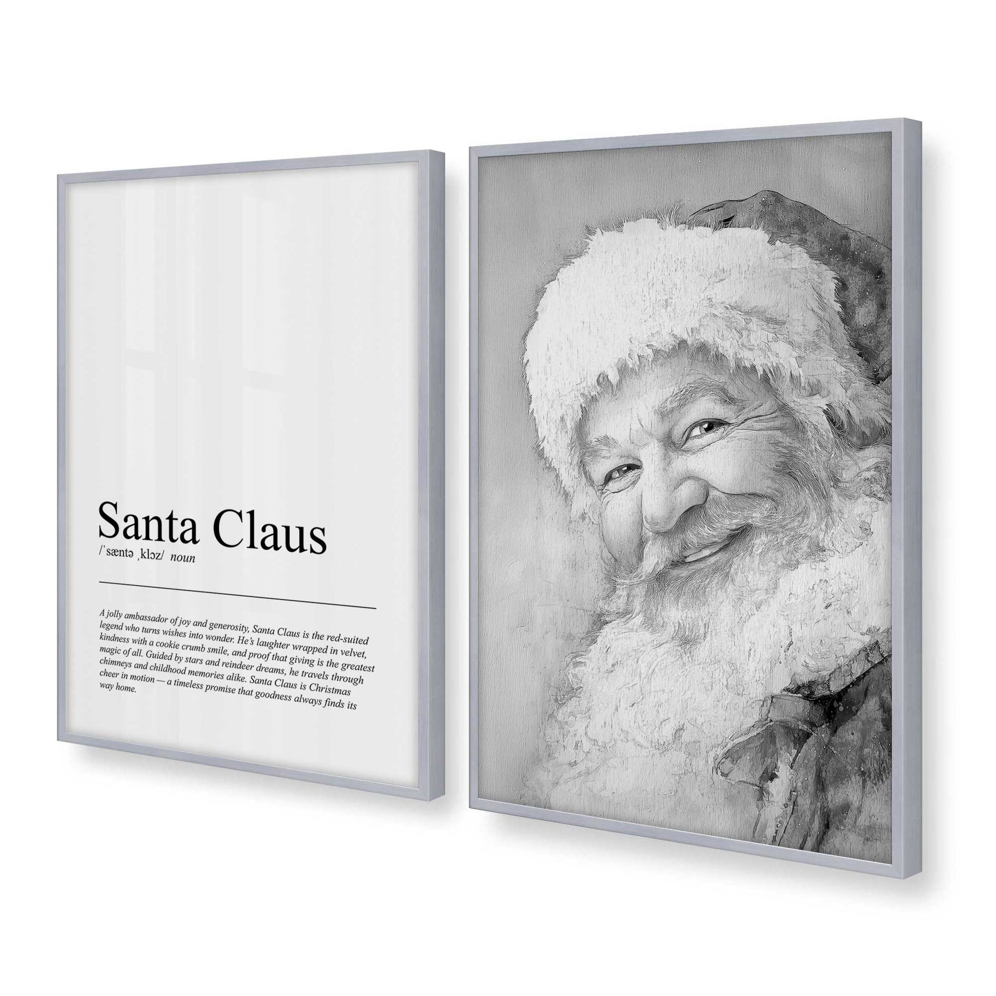 [Color:Polished Chrome], Picture of art in a Polished Chrome frame at an angle