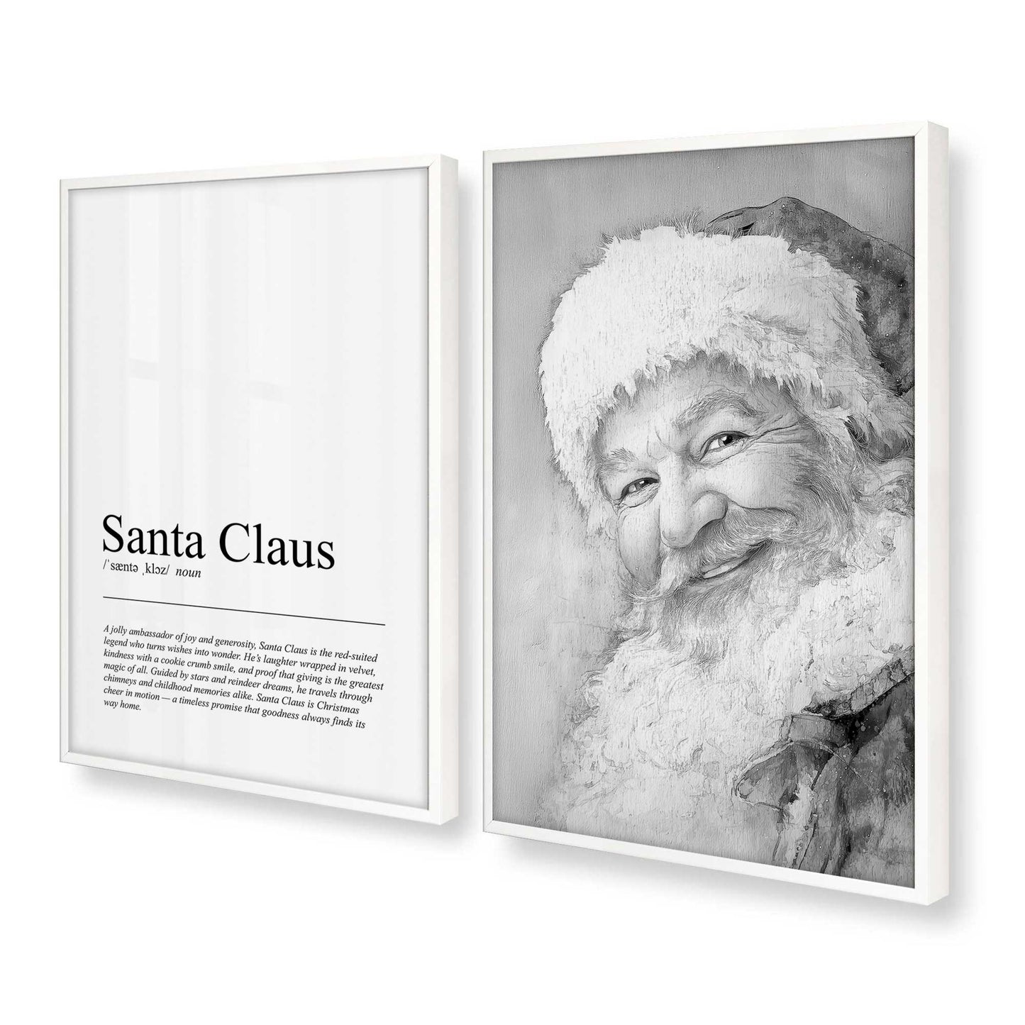 [Color:Opaque White], Picture of art in a Opaque White frame at an angle