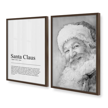 [Color:Belvinder Brown], Picture of art in a Belvinder Brown frame at an angle