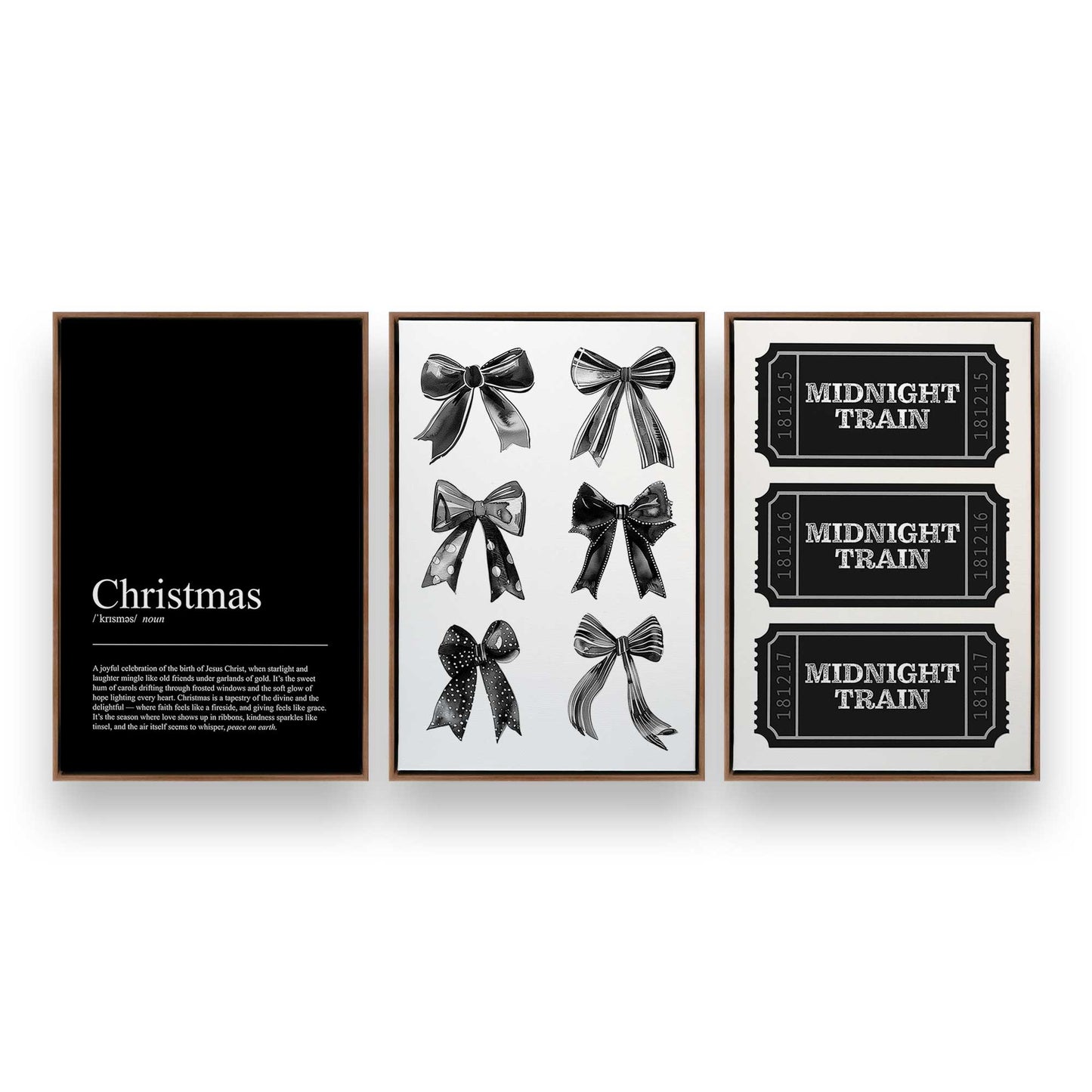 [Color:Walnut], Picture of art in a Walnut frame