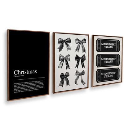 [Color:Walnut], Picture of art in a Walnut frame at an angle