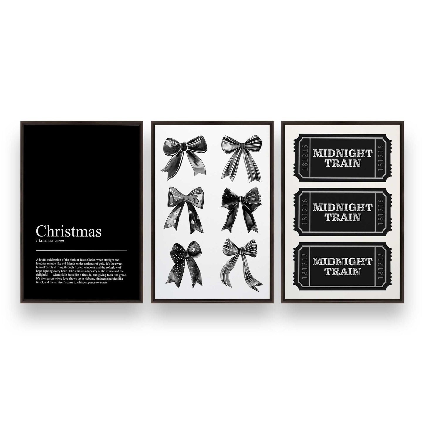 [Color:Espresso], Picture of art in an Espresso frame