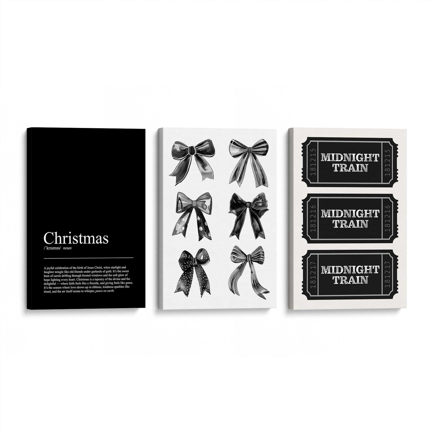 [Color:Stretched Canvas], Picture of art at an angle