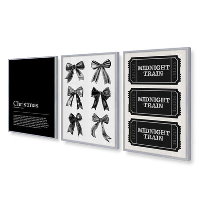 [Color:Polished Chrome], Picture of art in a Polished Chrome frame at an angle