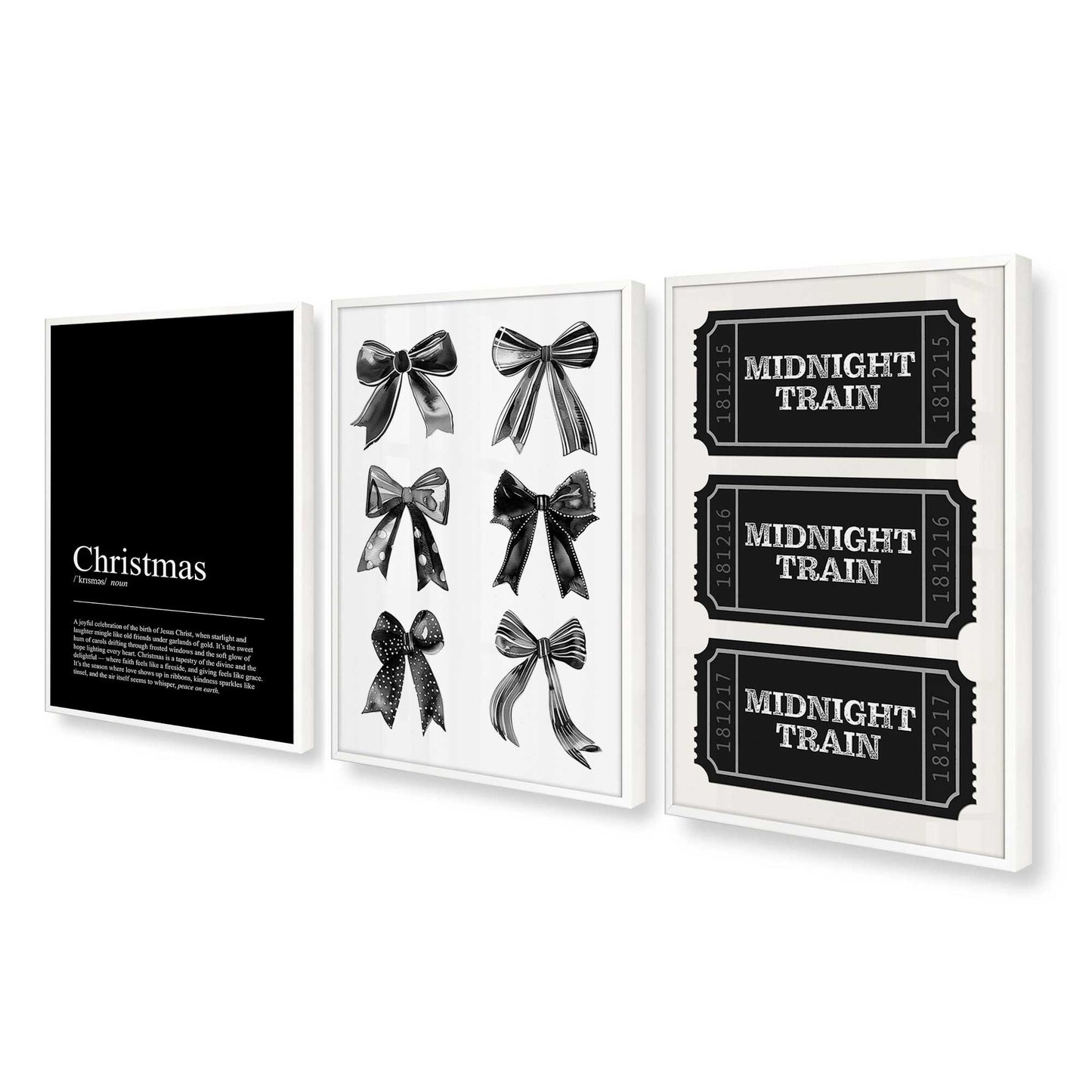 [Color:Opaque White], Picture of art in an Opaque White frame at an angle