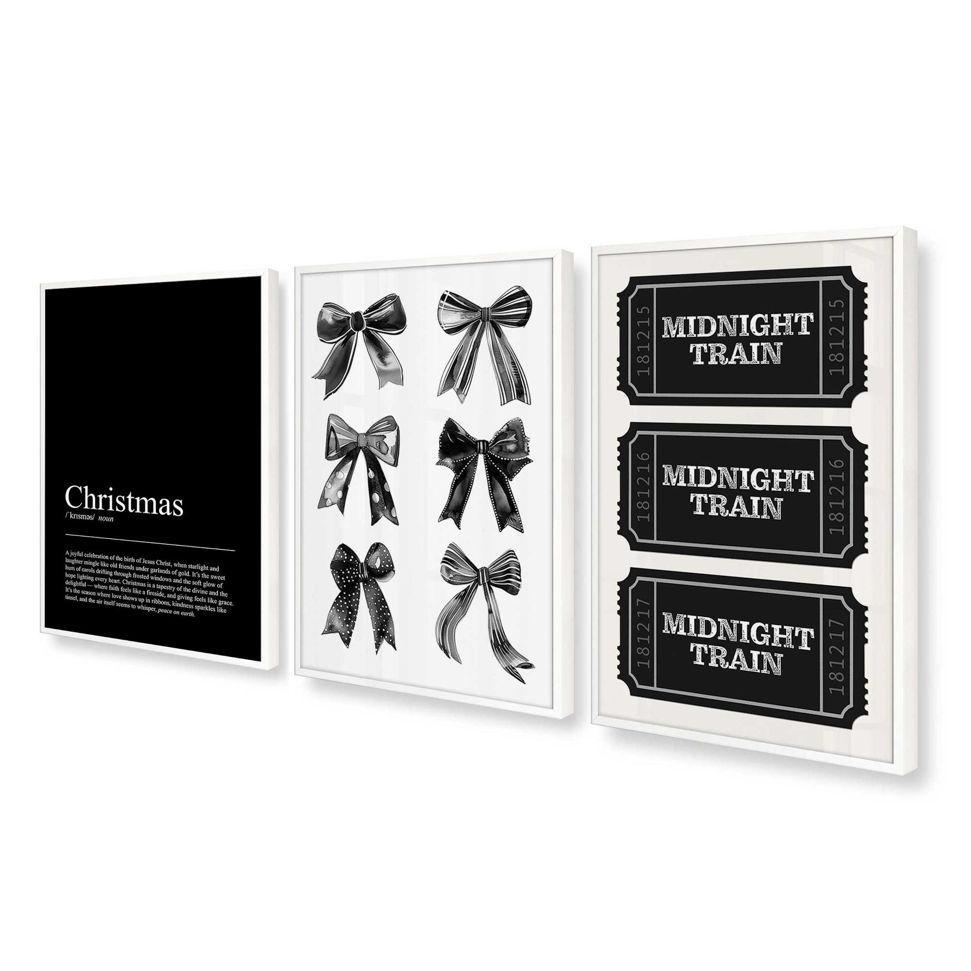 [Color:Opaque White], Picture of art in an Opaque White frame at an angle