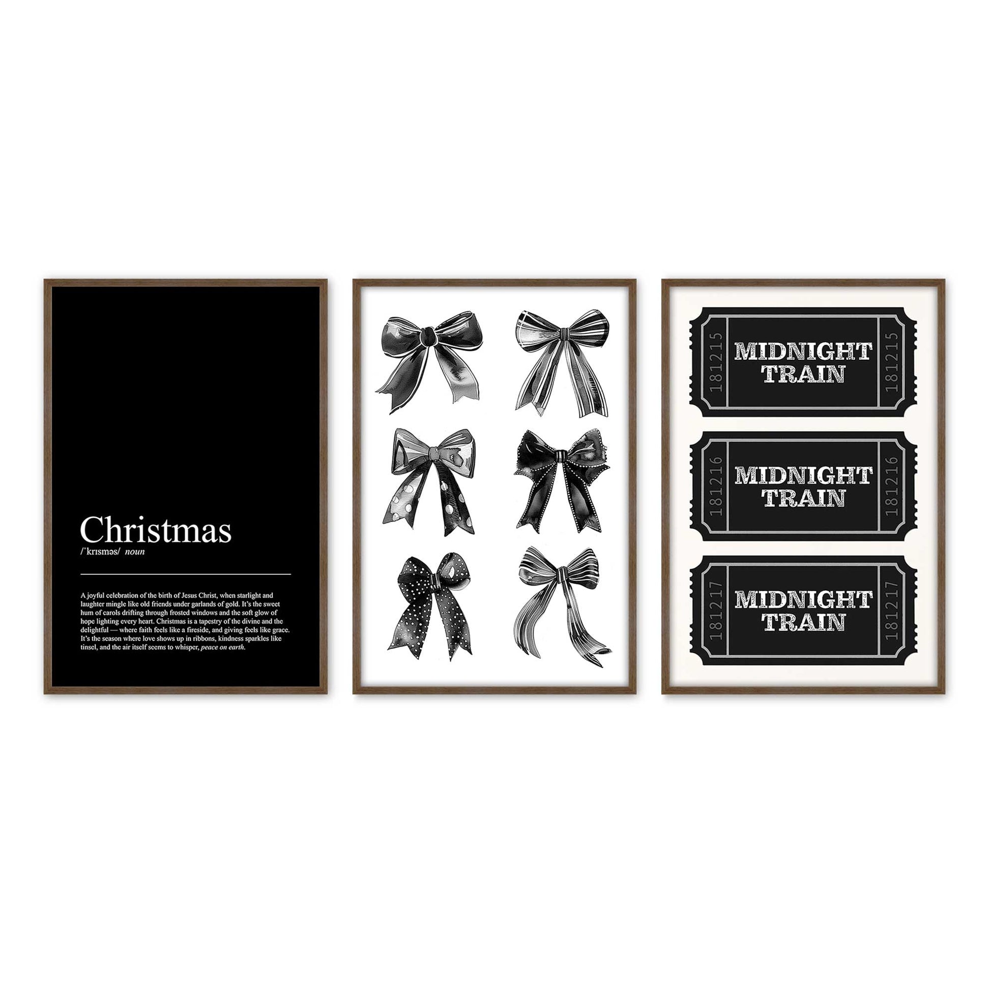 [Color:Walnut], Picture of art in a Walnut frame