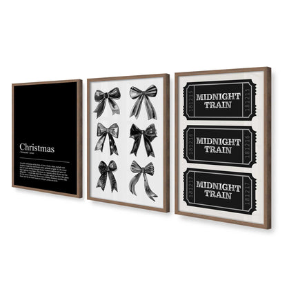 [Color:Walnut], Picture of art in a Walnut frame at an angle