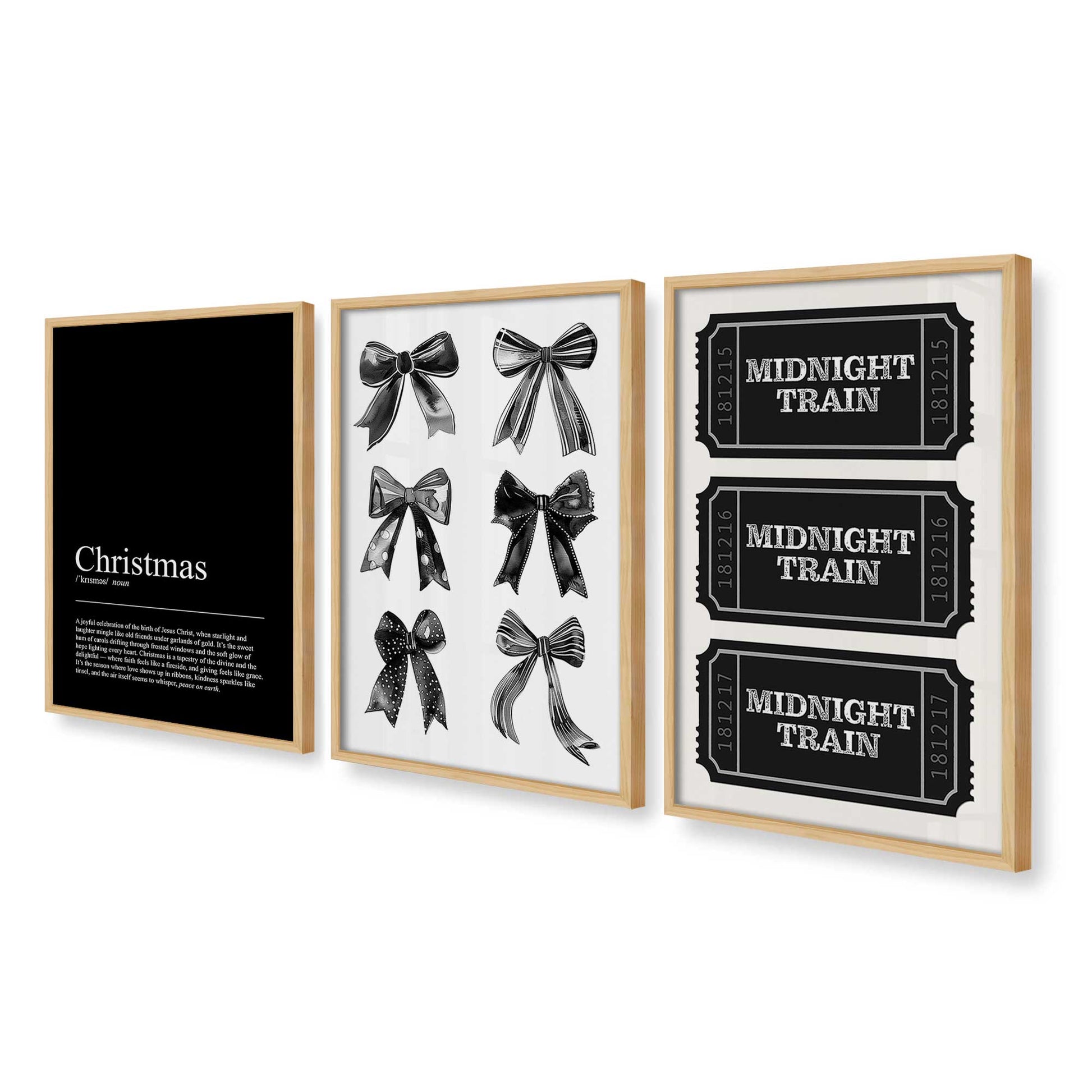 [Color:American Maple], Picture of art in an American Maple frame at an angle