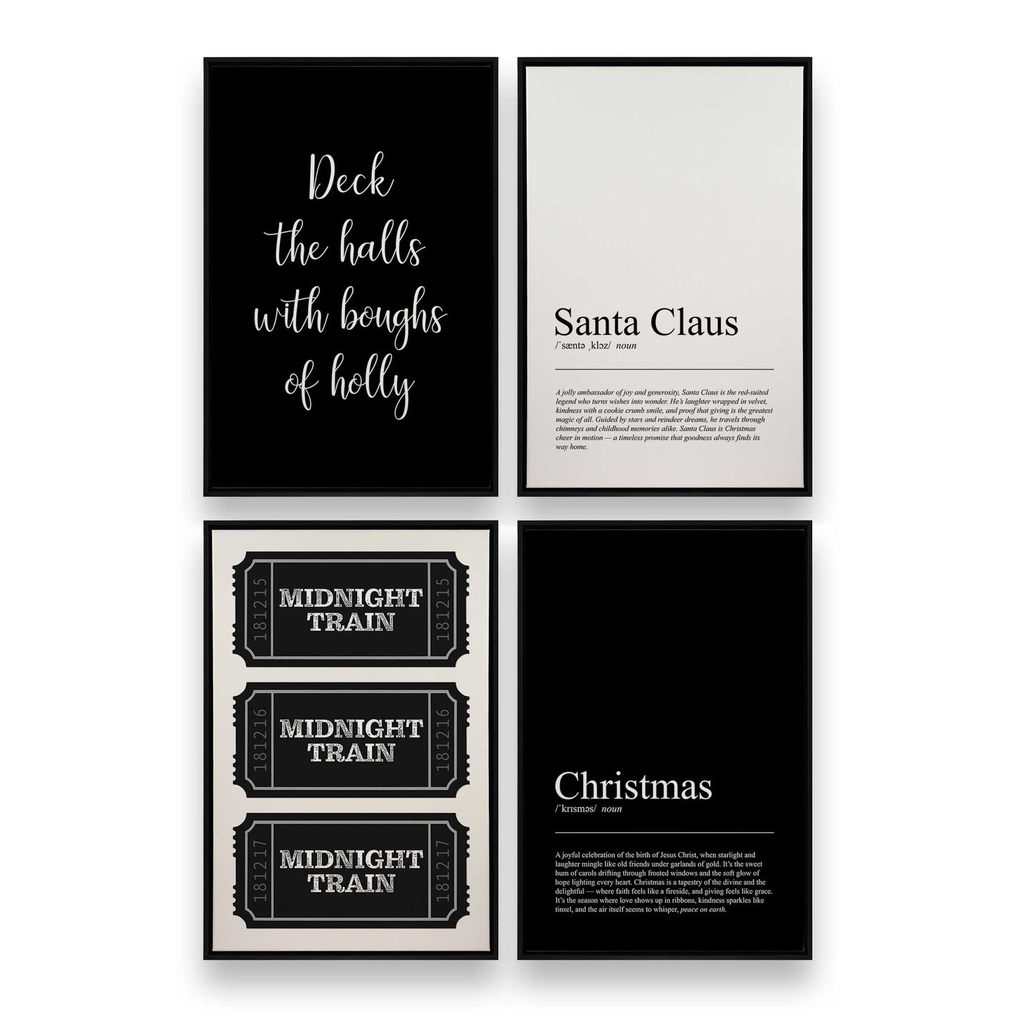 [Color:Satin Black], Picture of art in a Satin Black frame