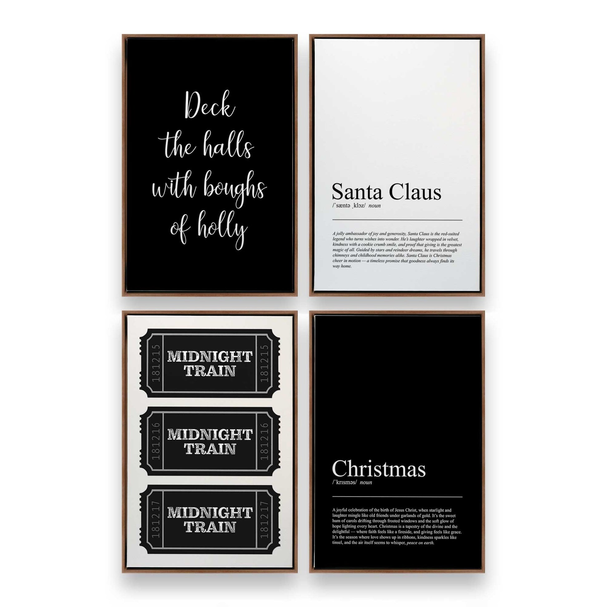 [Color:Walnut], Picture of art in a Walnut frame