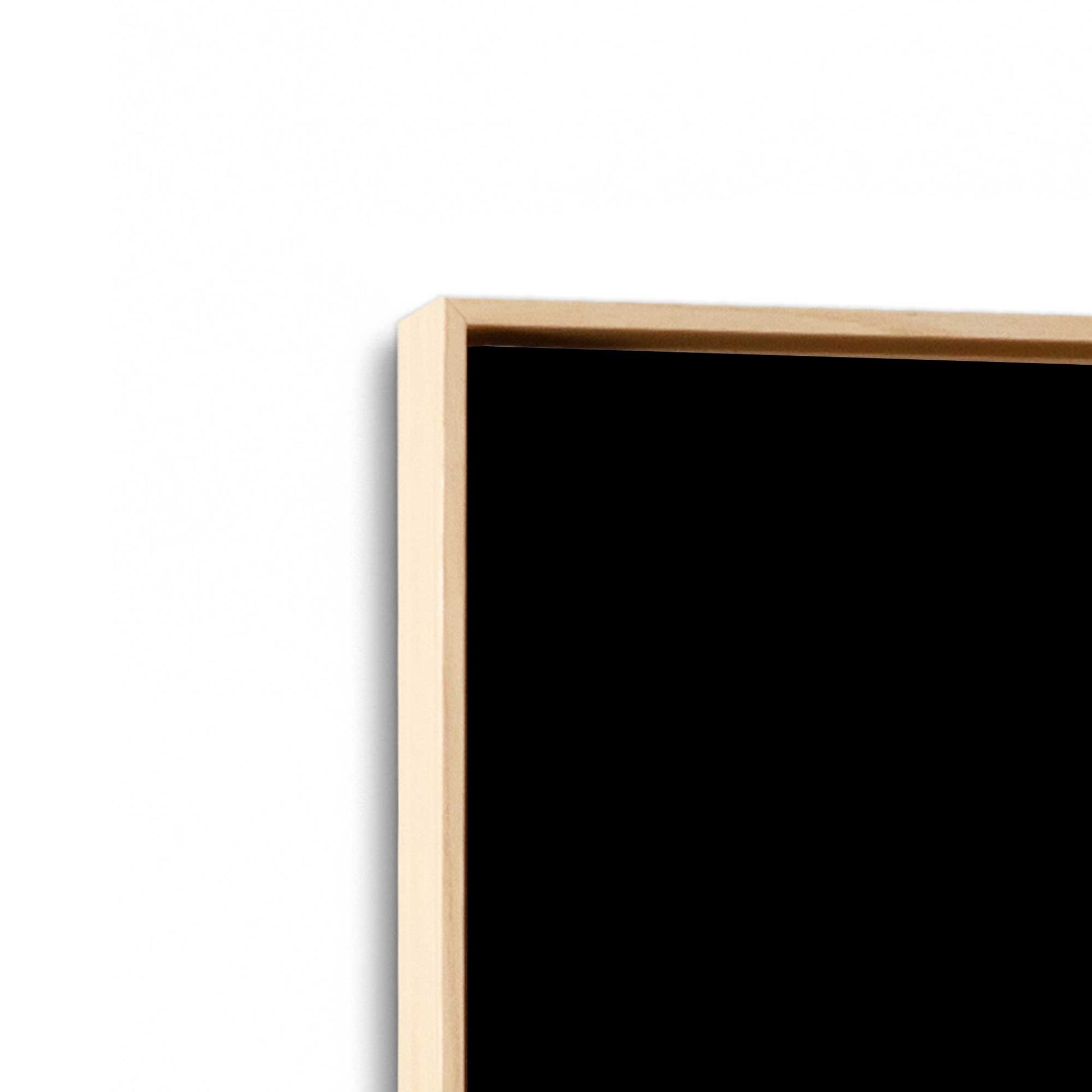 [Color:American Maple], Picture of art in an American Maple frame at an angle