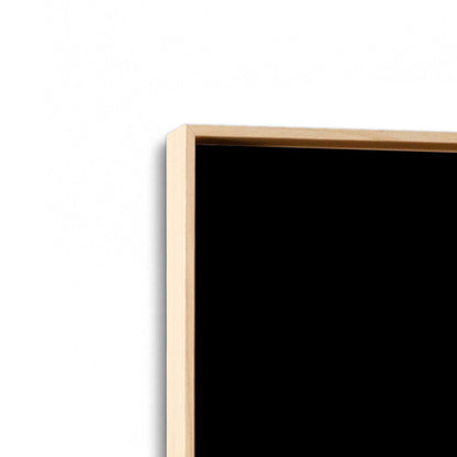 [Color:American Maple], Picture of art in an American Maple frame at an angle