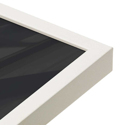 [Color:Opaque White], Picture of art in an Opaque White frame of the corner