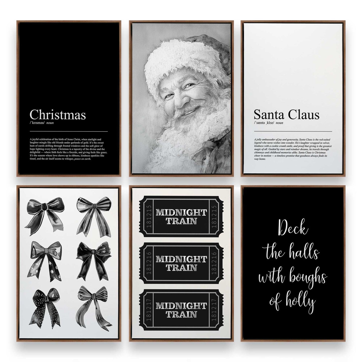 [Color:Walnut], Picture of art in a Walnut frame