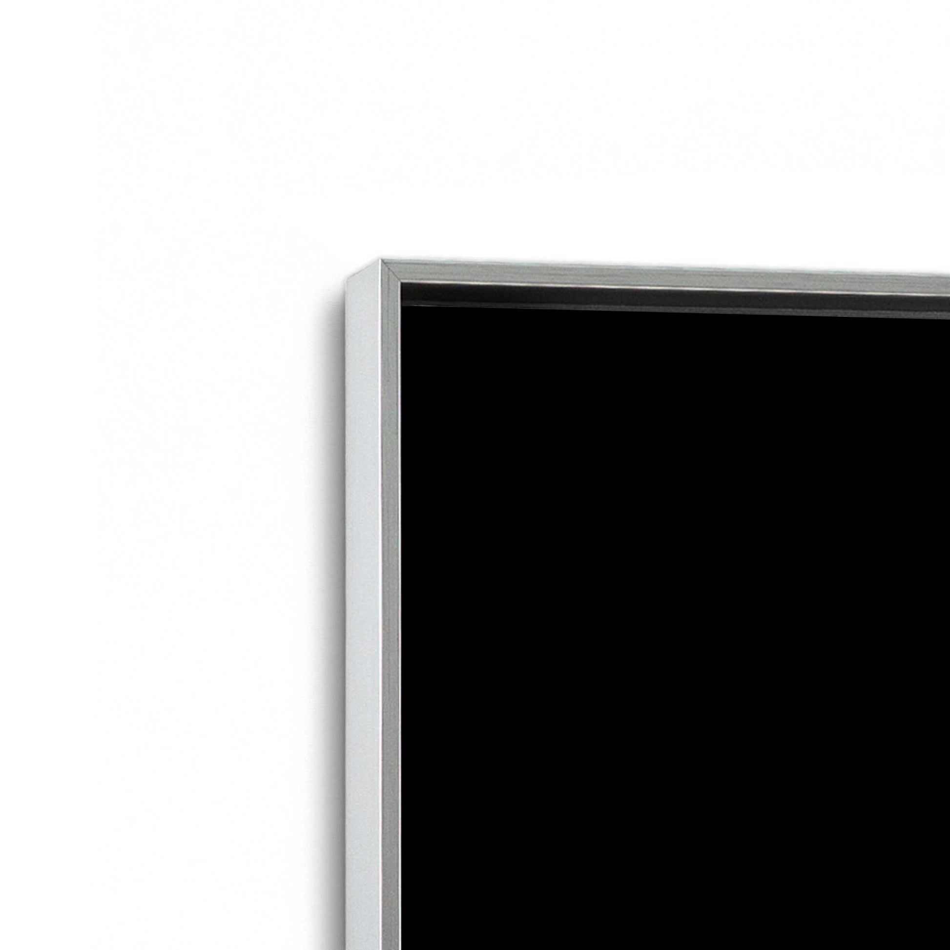 [Color:Polished Chrome], Picture of art in a Polished Chrome frame at an angle