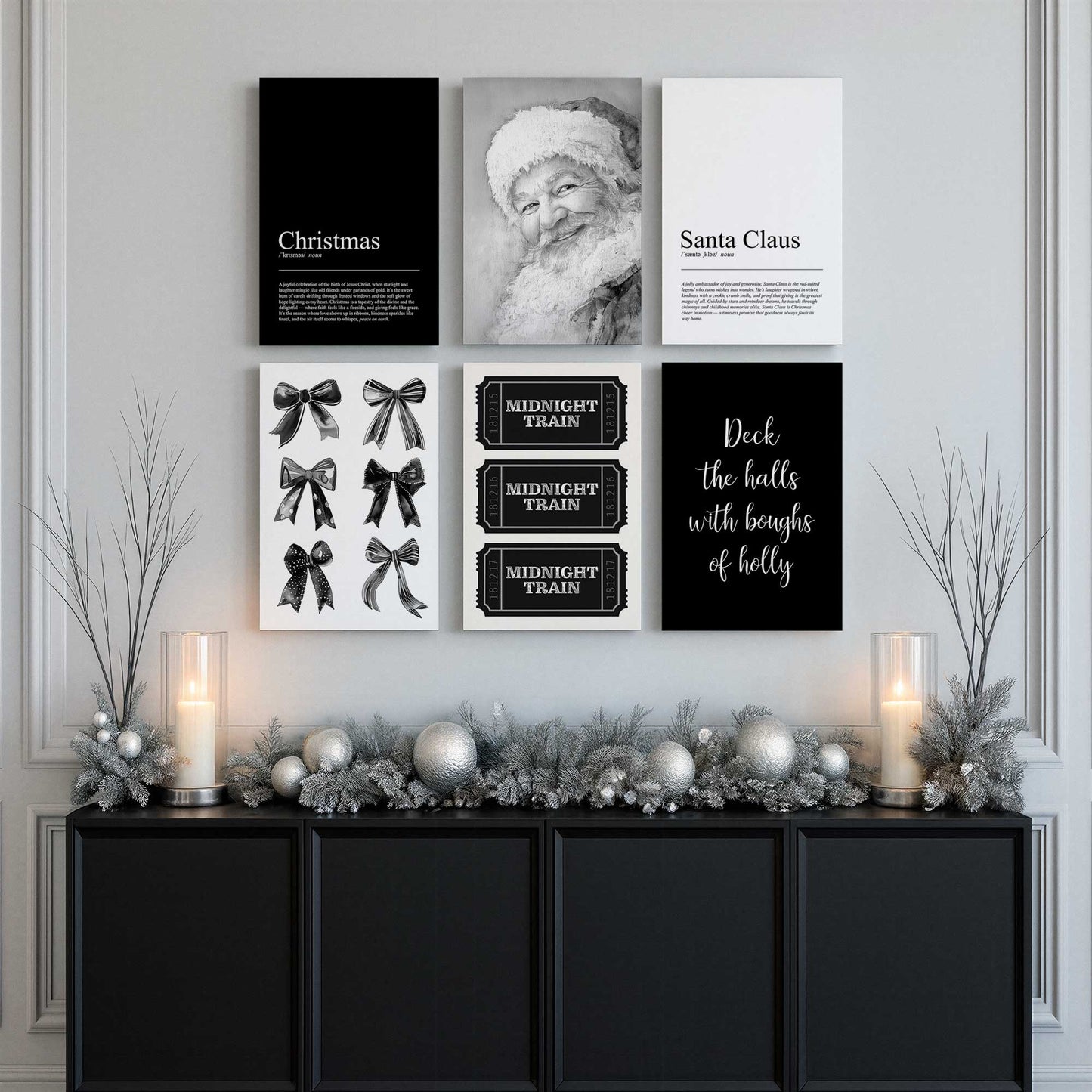 [Color:Satin Black], Picture of art in a Satin Black frame