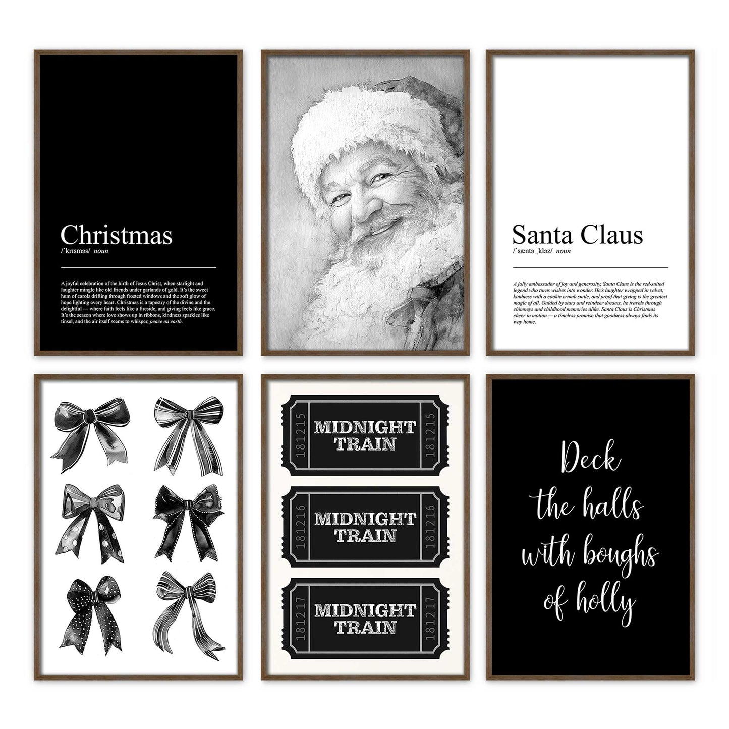 [Color:Walnut], Picture of art in a Walnut frame