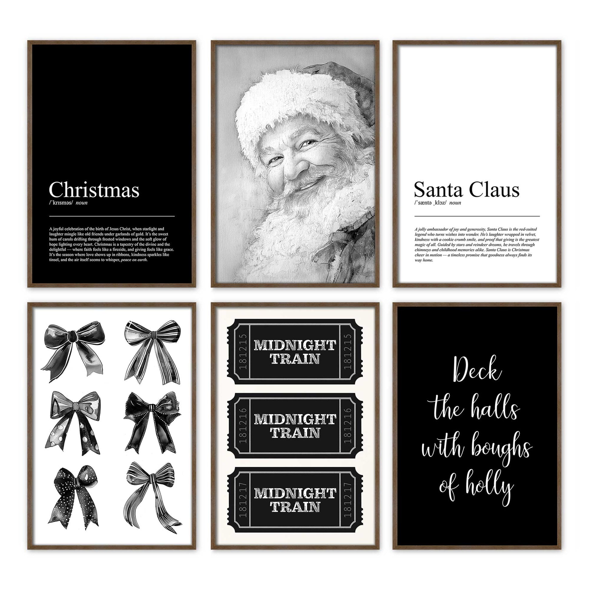 [Color:Walnut], Picture of art in a Walnut frame