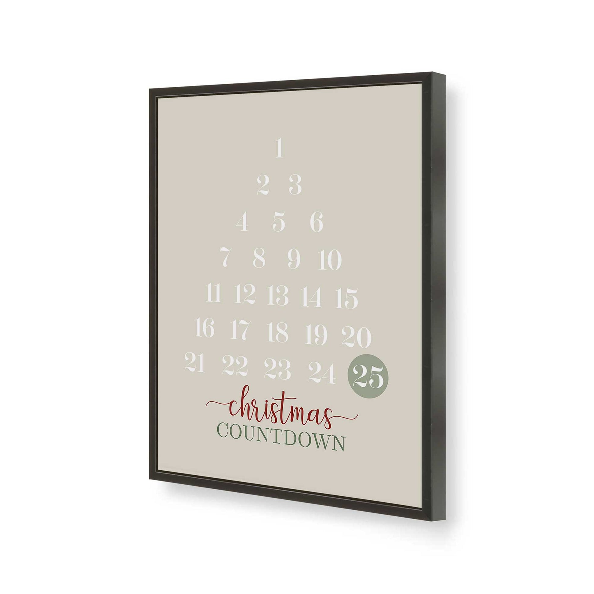 [Color:Satin Black], Picture of art in a Satin Black frame of the corner