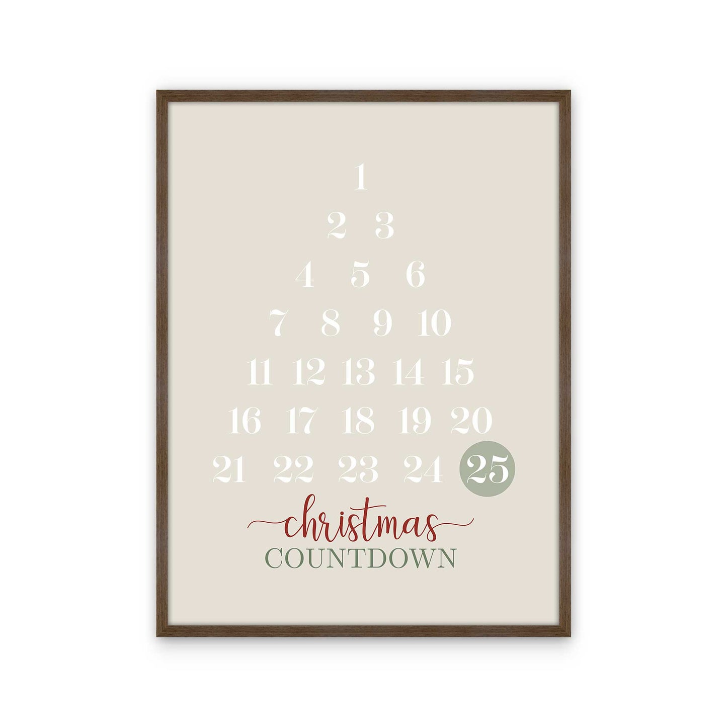 [Color:Walnut], Picture of art in a Walnut frame