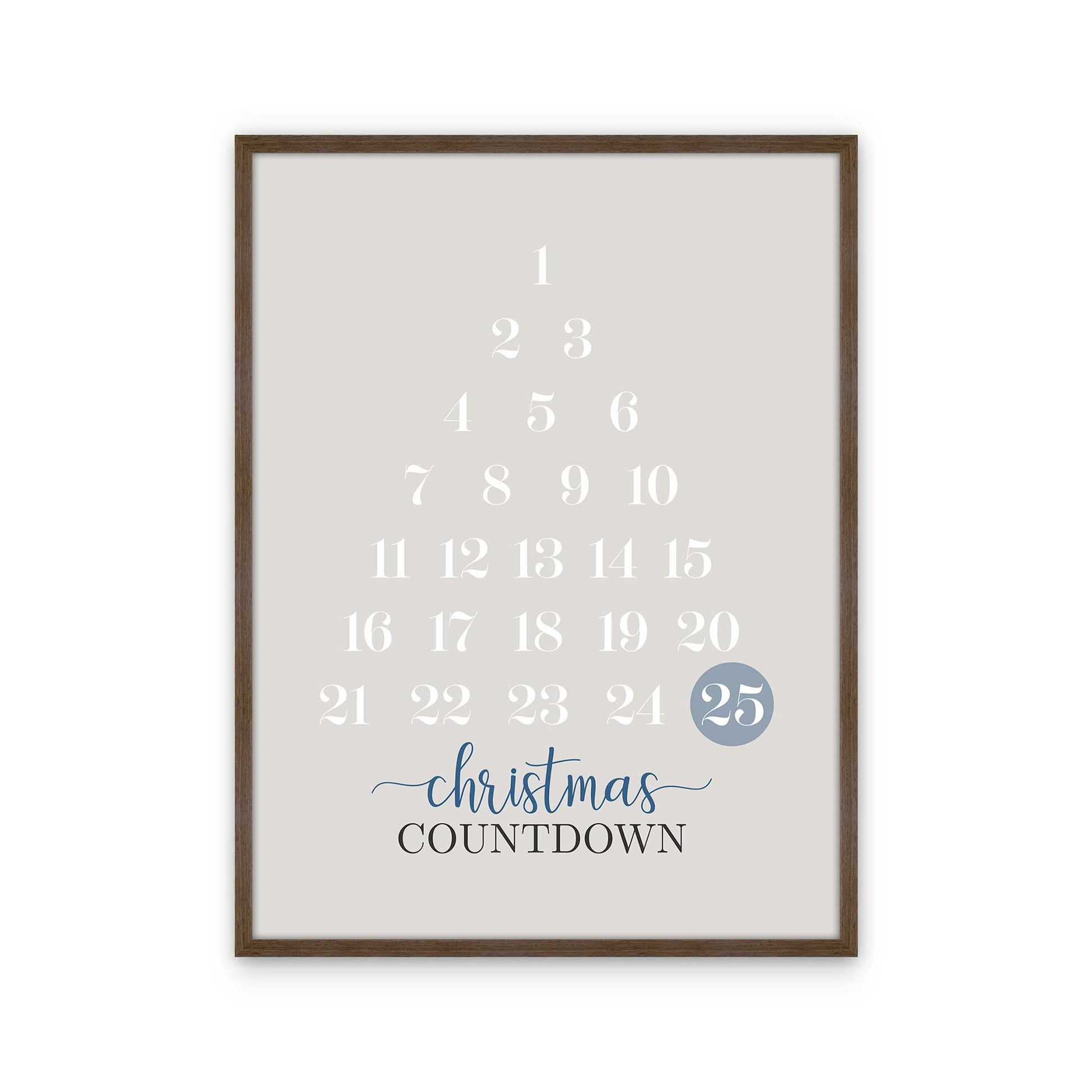 [Color:Walnut], Picture of art in a Walnut frame