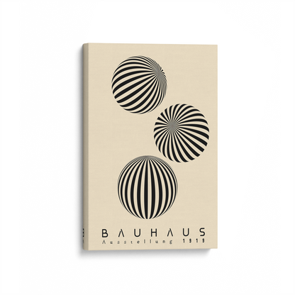 Bauhaus Wall Art 1919, Set of 2 on Canvas