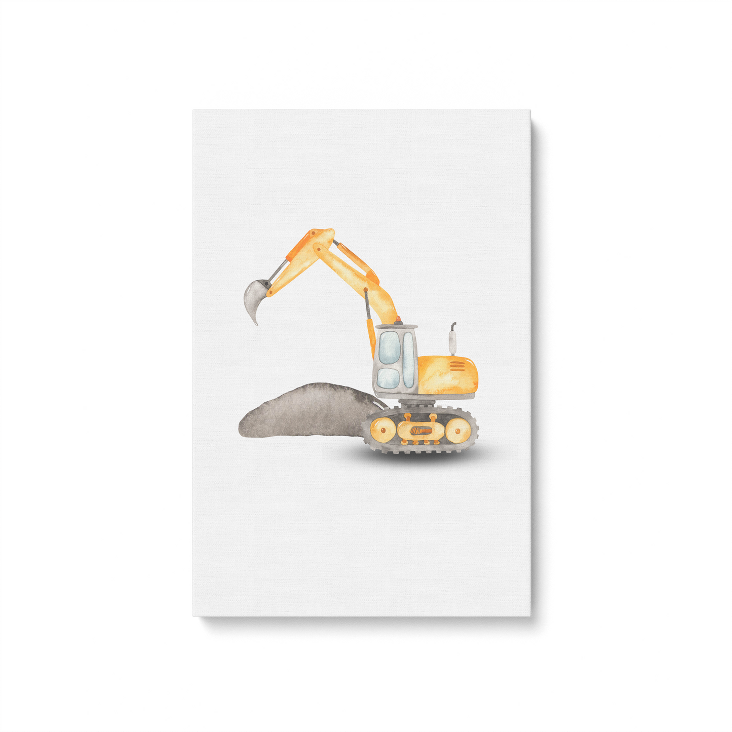 The Construction Crew, Set of 3 on Canvas