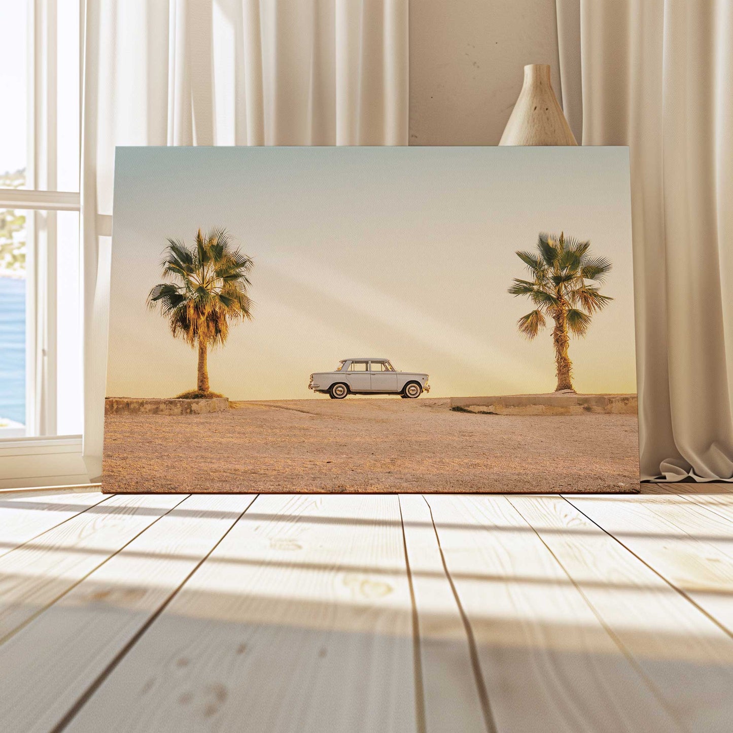 Sunset Drive Print on Canvas