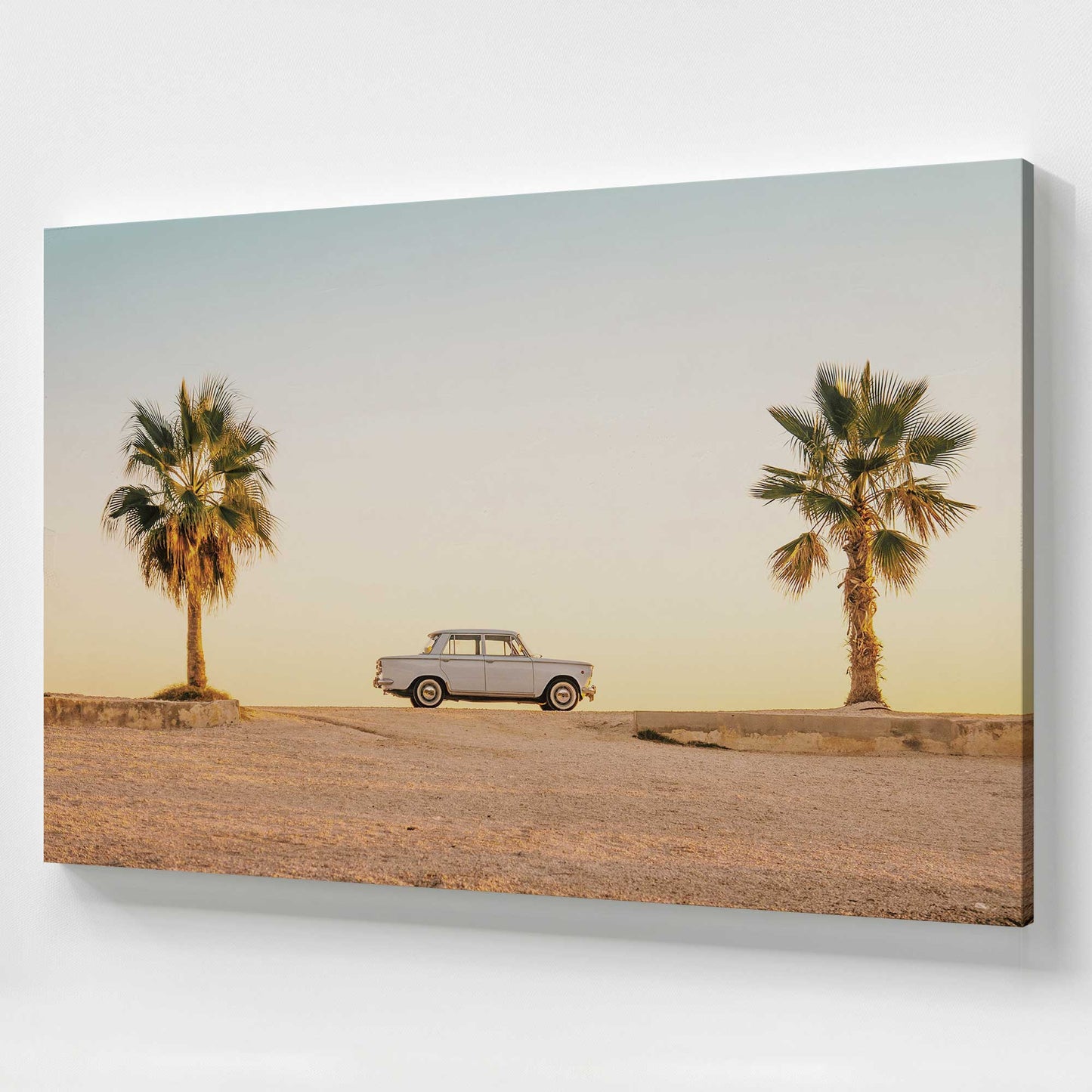 [Color:Stretched Canvas], Picture of art at an angle