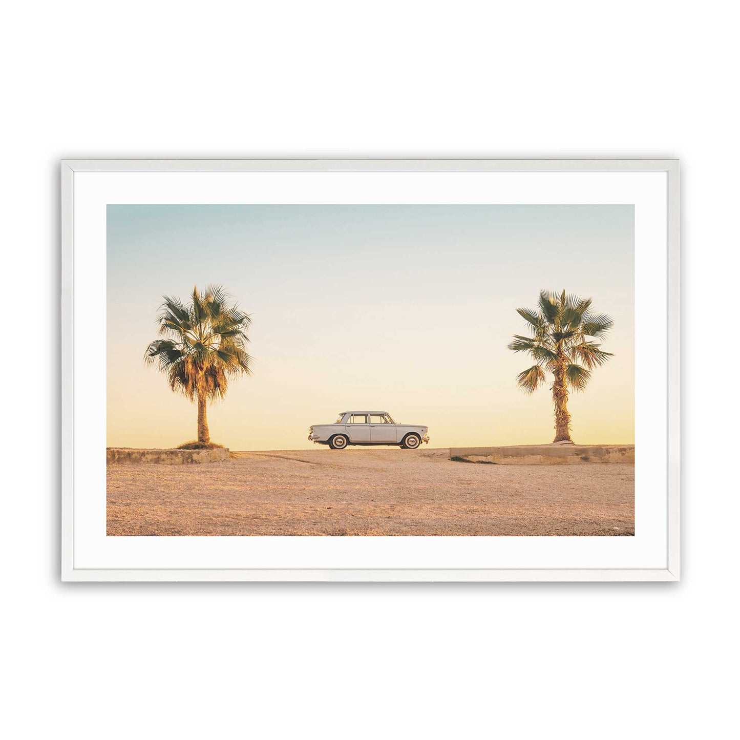 [Color:Opaque White] Picture of art in a Opaque White frame