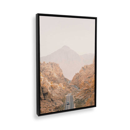 [Color:Satin Black] Picture of art in a Satin Black frame at an angle