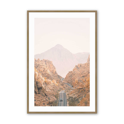 [Color:Brushed Gold] Picture of art in a Brushed Gold frame