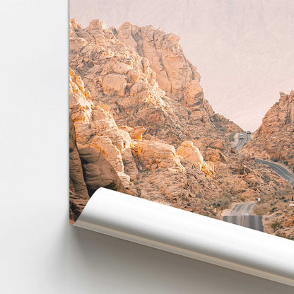 Sunlit Canyons Promotional Rolled Print