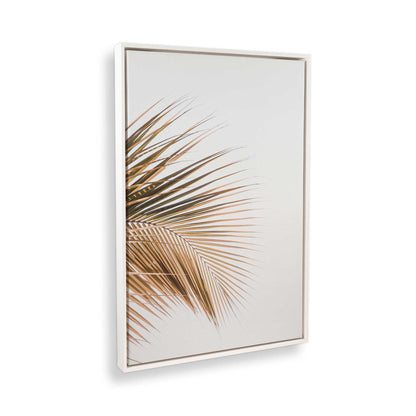 [Color:Opaque White] Picture of art in a White frame at an angle