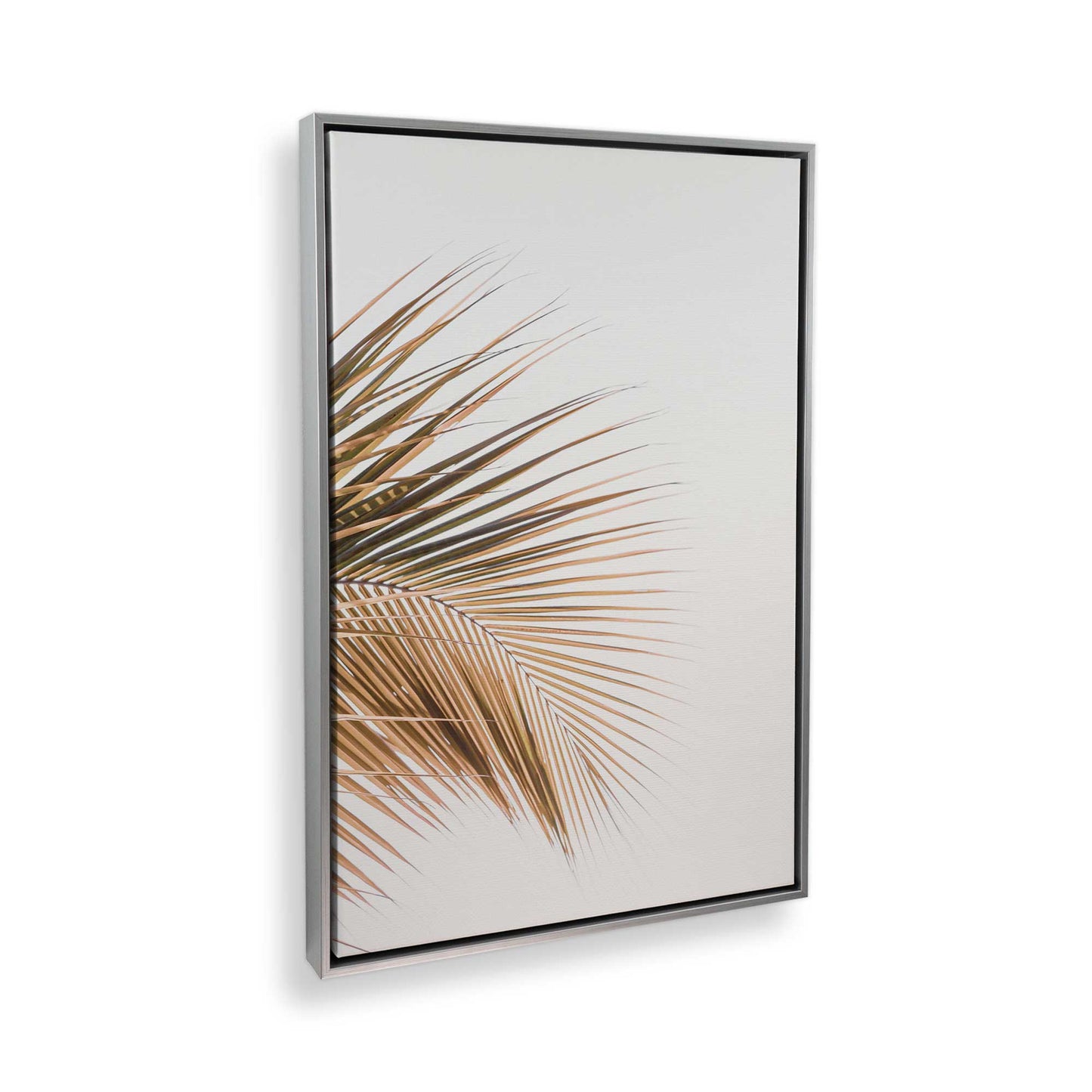 [Color:Polished Chrome] Picture of art in a Polished Chrome frame at an angle