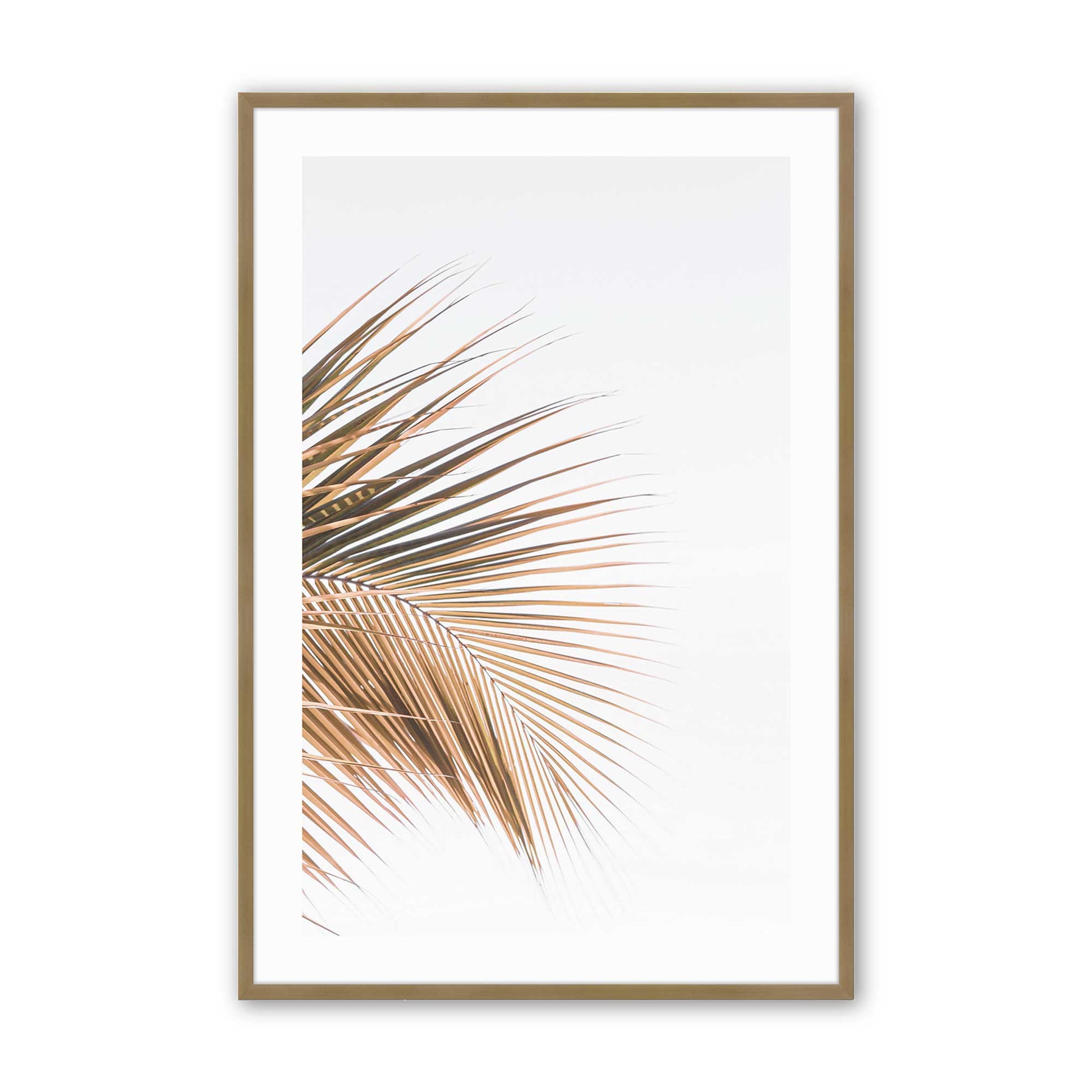 [Color:Brushed Gold] Picture of art in a Brushed Gold frame