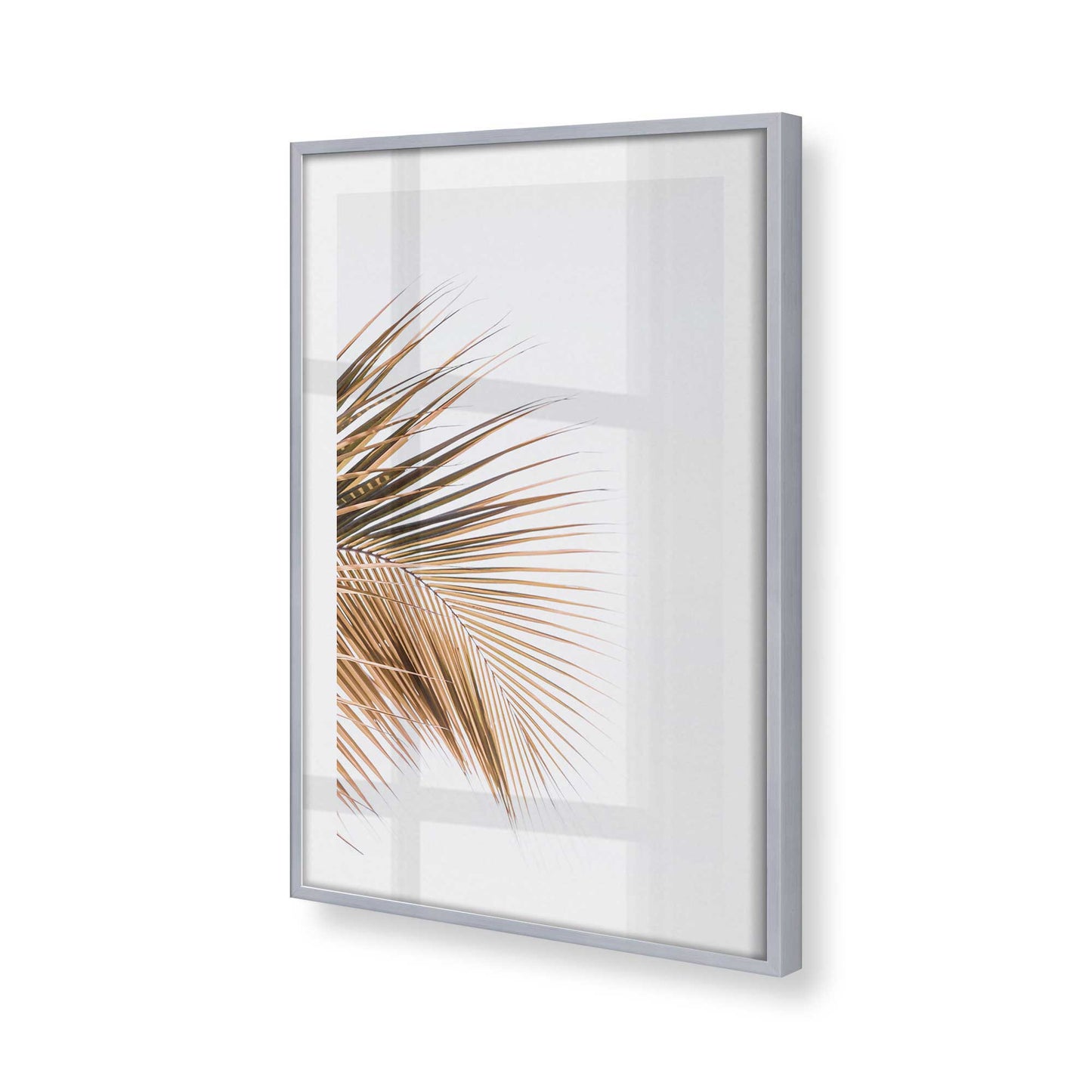 [Color:Polished Chrome] Picture of art in a Polished Chrome frame at an angle