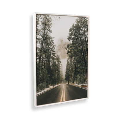 [Color:Opaque White] Picture of art in a White frame at an angle