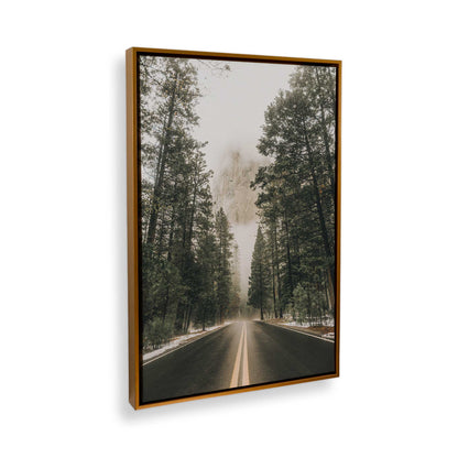 [Color:Polished Gold] Picture of art in a Polished Gold frame at an angle