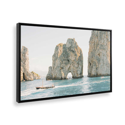 [Color:Satin Black] Picture of art in a Satin Black frame at an angle